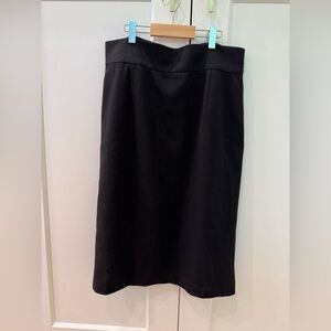 Tobias Classic Pencil Skirt Black - size 10